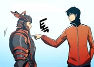 Sung Jin-Woo and Yoo Jin-Ho as seen in the Solo Leveling manhwa (image via Chugong/DUBU/Webtoon)